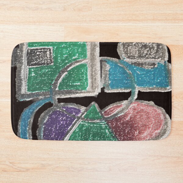 Item preview, shapes misbehaving alpha colorful geometric abstract design designed and sold by SmashingDeals.