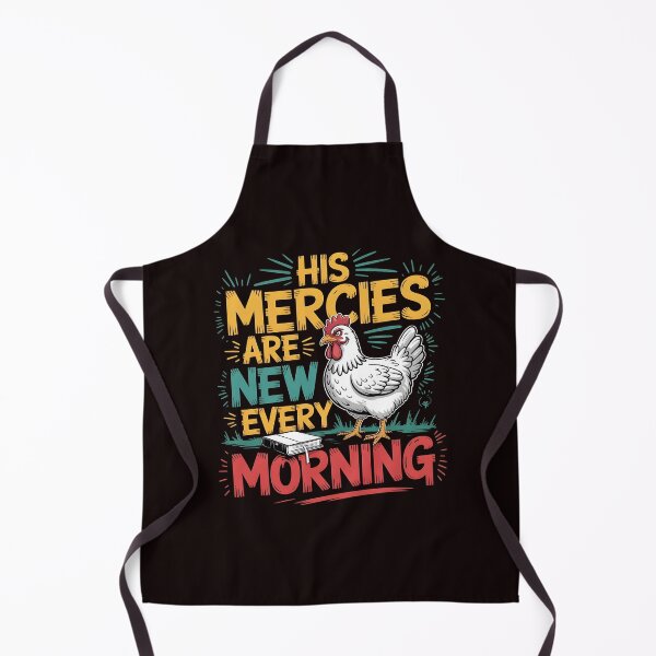 Item preview, His Mercies Are New Every Morning Chicken – Bible Religious Quote Funny Chicken Farm Humor designed and sold by Redgiant87x.