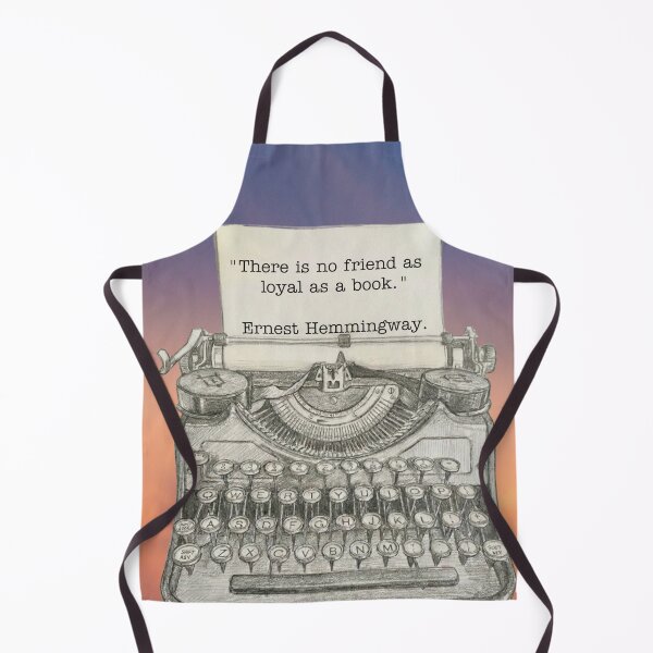 Item preview, Ernest Hemmingway on books designed and sold by Dancing Jester Designs.