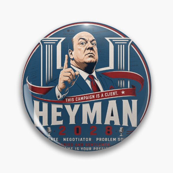 Item preview, Paul Heyman 2028 Campaign Logo – This Campaign Is a Client Wrestling Parody Design designed and sold by The Irish Whip.