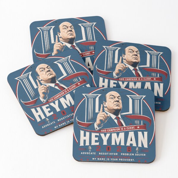 Item preview, Paul Heyman 2028 Campaign Logo – This Campaign Is a Client Wrestling Parody Design designed and sold by The Irish Whip.