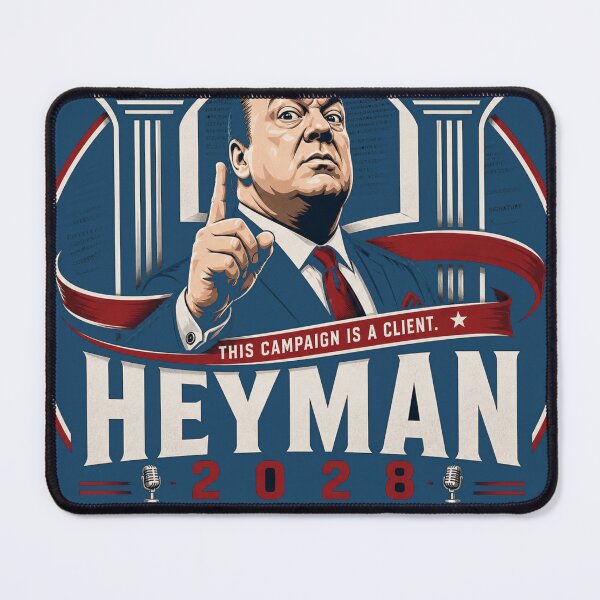 Item preview, Paul Heyman 2028 Campaign Logo – This Campaign Is a Client Wrestling Parody Design designed and sold by The Irish Whip.