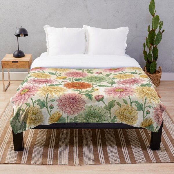Artikelvorschau, Chrysantheme, botanische Geburtsblume für November entworfen und verkauft von TerryCoreCraft.