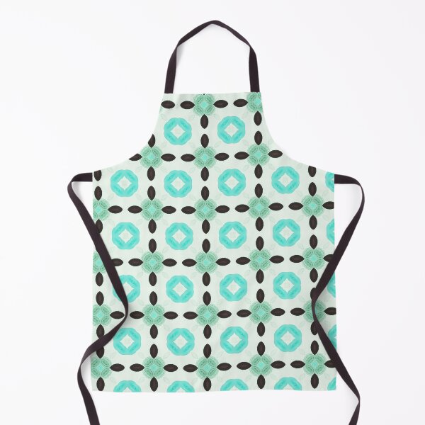 Item preview, Blue Organic Petal Symmetry Abstract Pattern designed and sold by GraceInNatureCo.