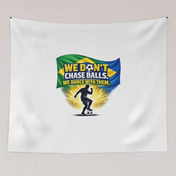 Item preview, Brazil Football Dance – We Don’t Chase Balls We Dance With Them designed and sold by RED-MAR store.