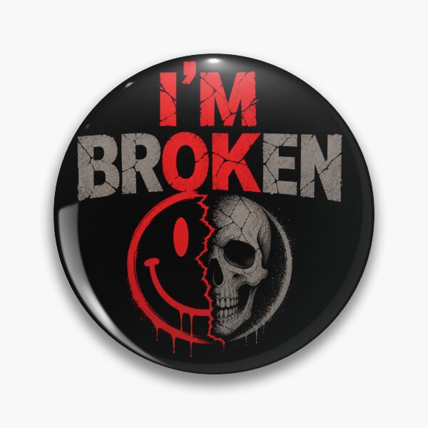 Item preview, I'm ok / I'm broken designed and sold by FreakShopHu.