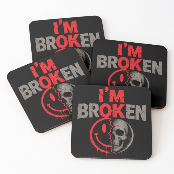 Item preview, I'm ok / I'm broken designed and sold by FreakShopHu.