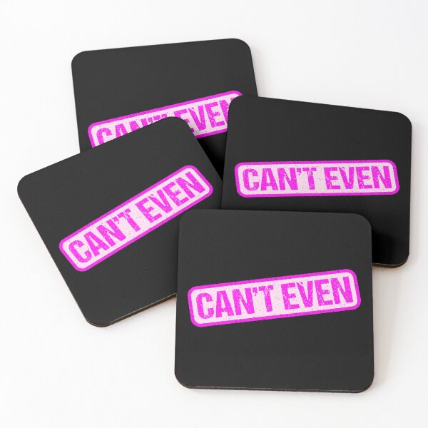Item preview, Can't Even, Pink Stamp Outline designed and sold by Memes N Lore .