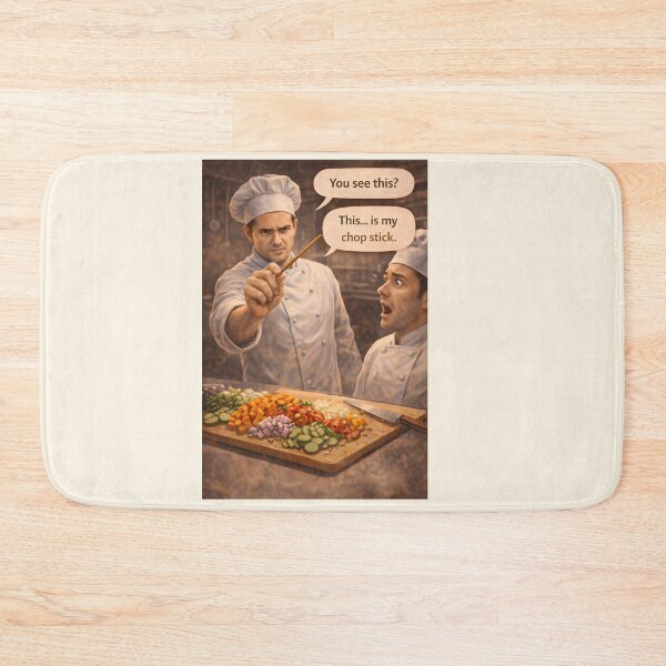 Item preview, This Is My Chopstick Funny Chef Shirt designed and sold by Hornace88studio.