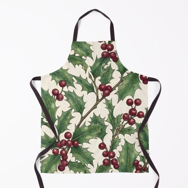 Item preview, Holly Berries Botanical November Birth Flower designed and sold by TerryCoreCraft.