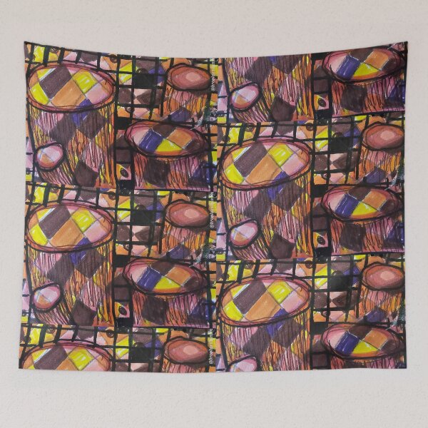Item preview, Psychedelic Tree Stumps designed and sold by DancingCreek.