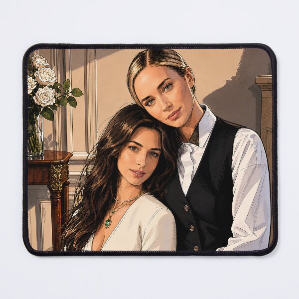 Item preview, Anne Hathaway and Emily Blunt from The Devil Wears Prada 2 (fan art) designed and sold by PopCultureAndStuff.