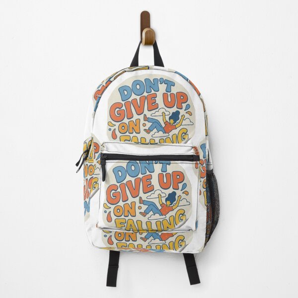 Item preview, Don't Give Up On Falling Motivational Sticker designed and sold by Hafcishop.