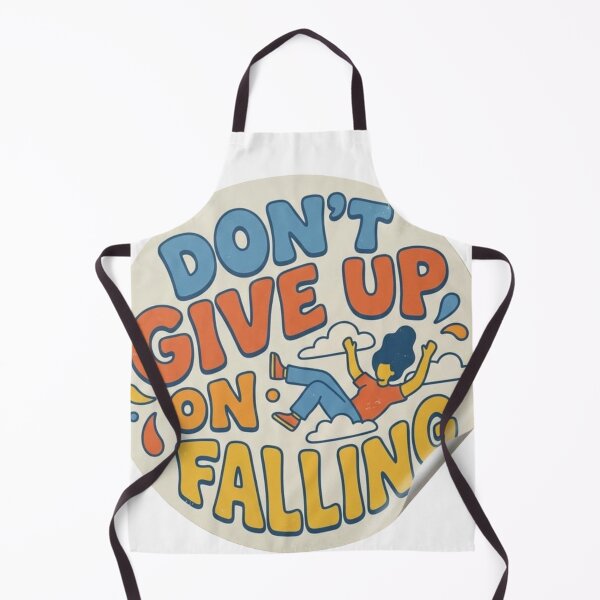 Item preview, Don't Give Up On Falling Motivational Sticker designed and sold by Hafcishop.