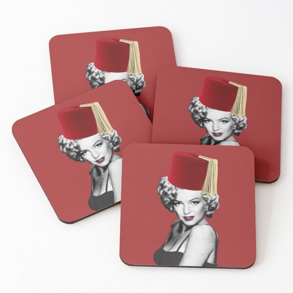 Item preview, Marilyn in a fez designed and sold by NOOIRSTUDIO.