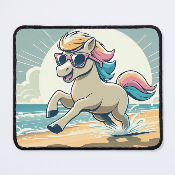Item preview, Whimsical Pony – Ocean Vibes designed and sold by Dogandesighn.