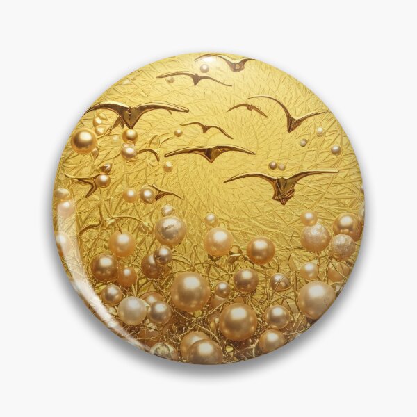 Item preview, Golden Pearl Flight in Luxurious Glow designed and sold by PixorStudio.