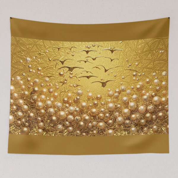 Item preview, Golden Pearl Flight in Luxurious Glow designed and sold by PixorStudio.