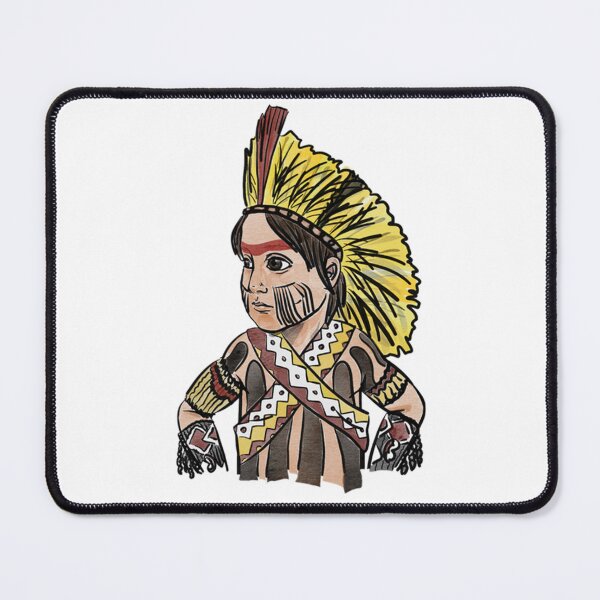 Item preview, Kayapo Indian in traditional attire designed and sold by JATOOBA.