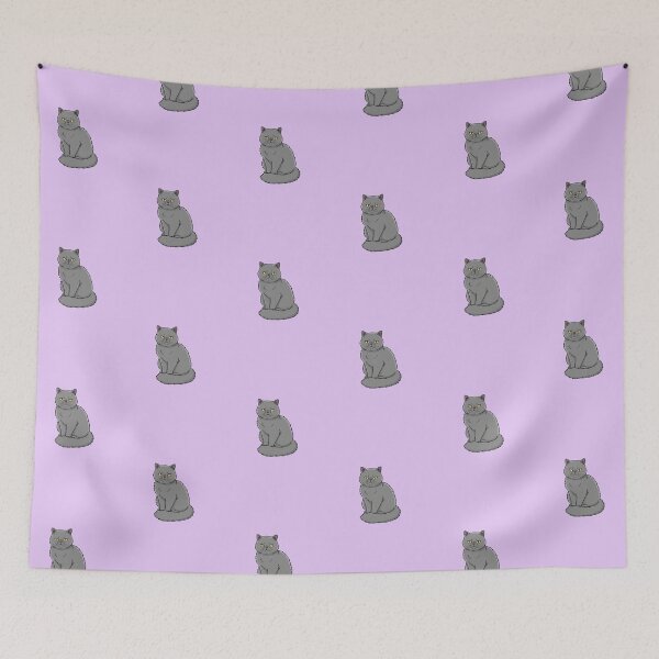 Item preview, Martin the Cat - Nap Eat Repeat - Funny Cute Grey Cat designed and sold by naughty-raccoon.
