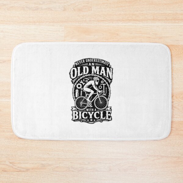 Item preview, Never Underestimate An Old Man With A Bicycle - Vintage Cycling designed and sold by 9xgraphics.