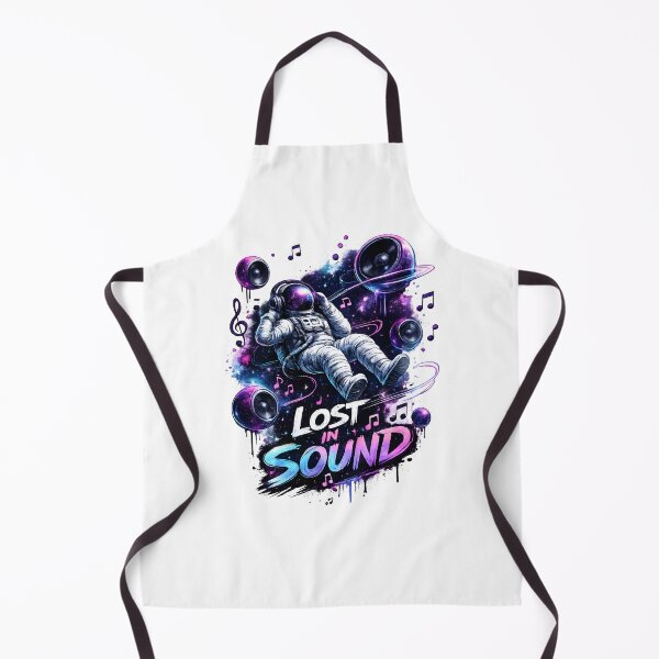 Item preview, Astronaut With Headphones – Lost in Sound Space Music Design designed and sold by darkan1.