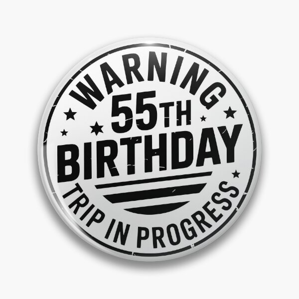 Item preview, Warning: 55th Birthday Sign designed and sold by jkrphoto.