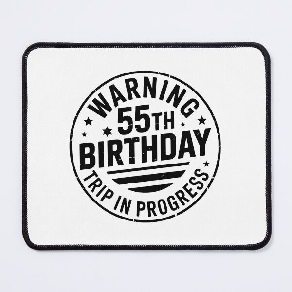Item preview, Warning: 55th Birthday Sign designed and sold by jkrphoto.