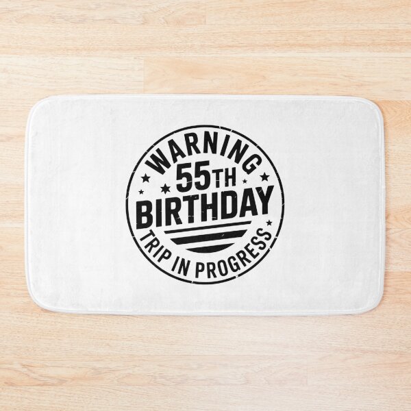 Item preview, Warning: 55th Birthday Sign designed and sold by jkrphoto.