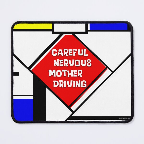 Item preview, Retro Nervous Mother Driving designed and sold by Normbot2000.