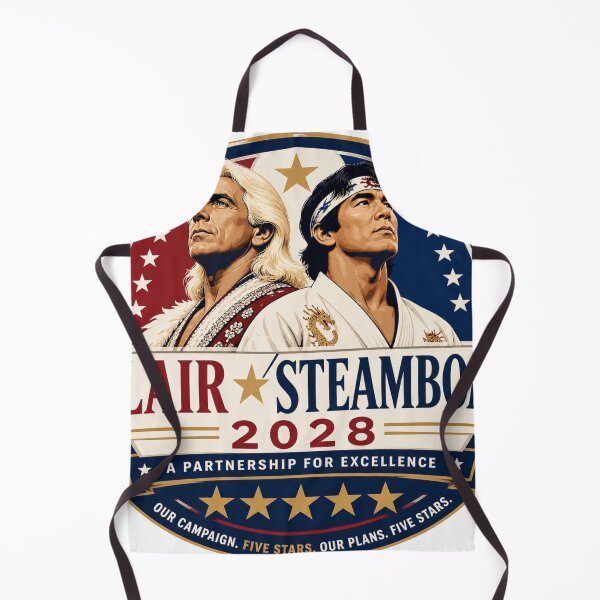 Item preview, Flair Steamboat 2028 Campaign Logo – Five Star Match Political Wrestling Parody designed and sold by The Irish Whip.
