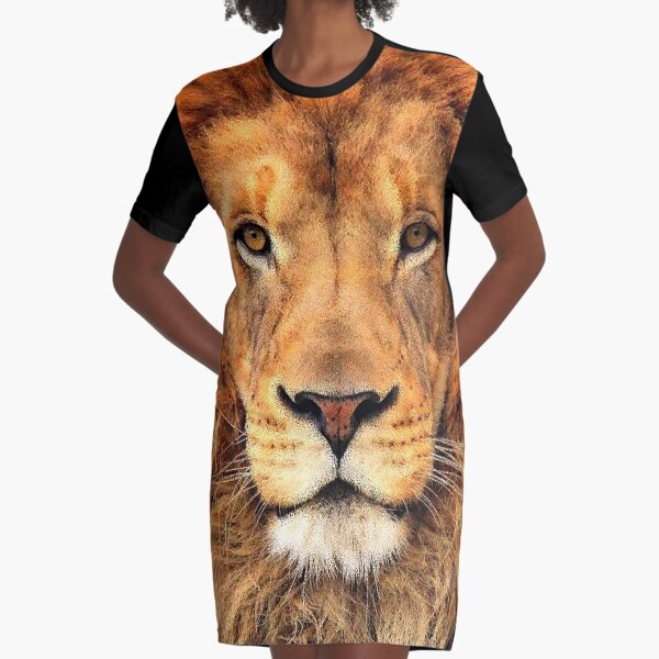 Item preview, Beautiful Lion Face Wild Cat Glare designed and sold by LC Graphic Design Studio.