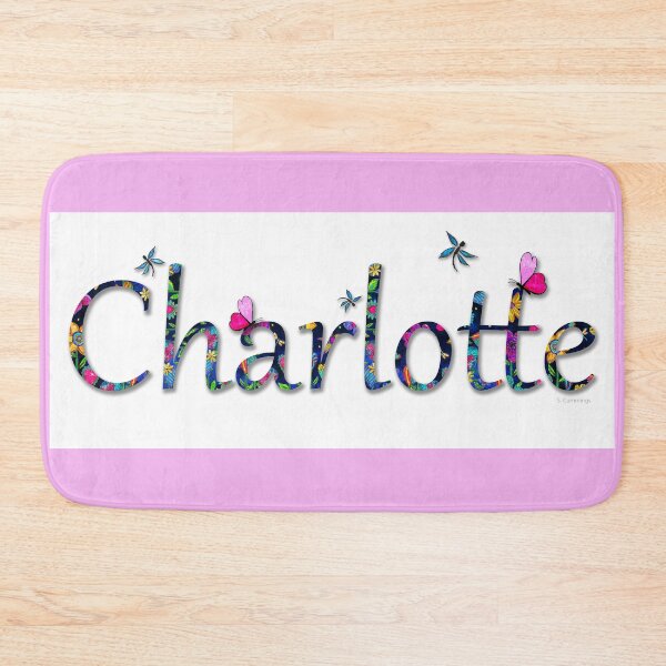 Item preview, Charlotte Name Custom Baby Kids Children Girl Art designed and sold by Sharon Cummings Art.