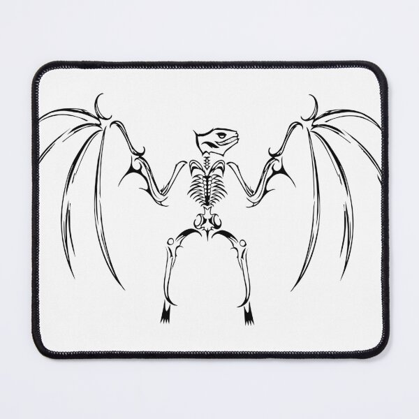 Item preview, Hidden Dragon Skeleton – Minimal Dark Aesthetic Cybertribal designed and sold by VITORIASILVA.