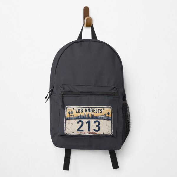 Item preview, Los Angeles 213 Vintage California License Plate Graphic T-Shirt designed and sold by MWSailingClub.