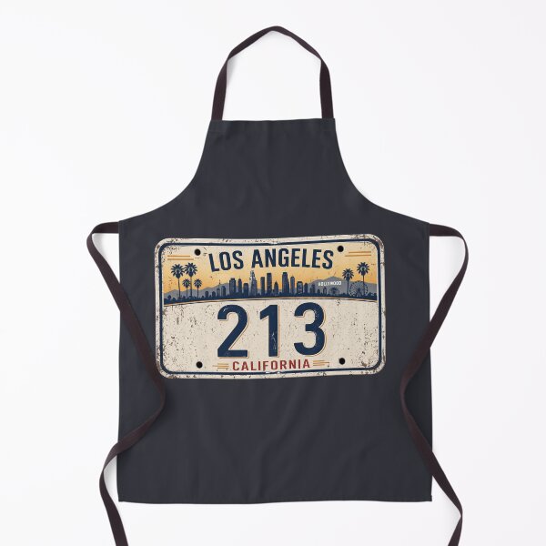 Item preview, Los Angeles 213 Vintage California License Plate Graphic T-Shirt designed and sold by MWSailingClub.