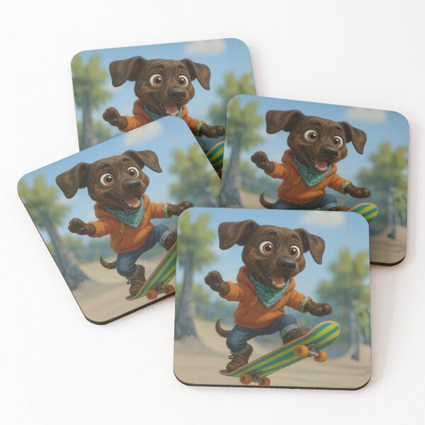 Item preview, Skater Treeing Tennessee Brindle designed and sold by Sillytoe.