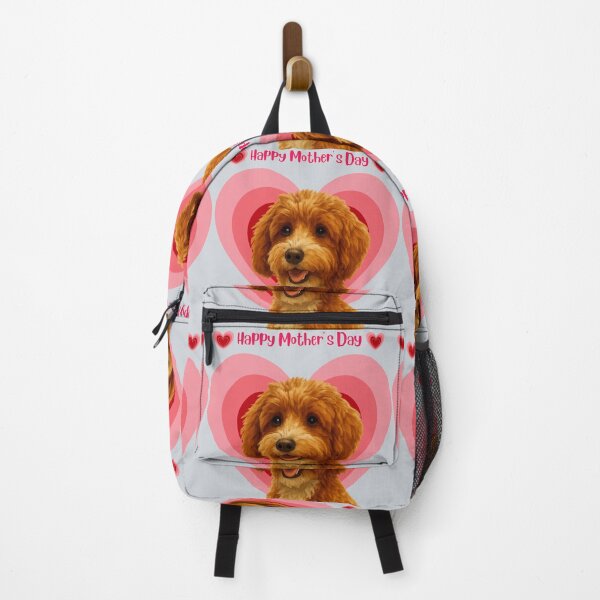 Item preview, Mother's day cute puppy with retro hearts designed and sold by Doodles Down South.