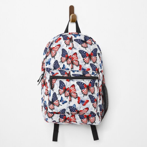Item preview, Butterflies (USA flag) designed and sold by di-Vera-Rosati.