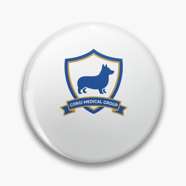 Item preview, Corgi Shield of Care | Professional Nursing Badge Art designed and sold by Corgi & co Shop.