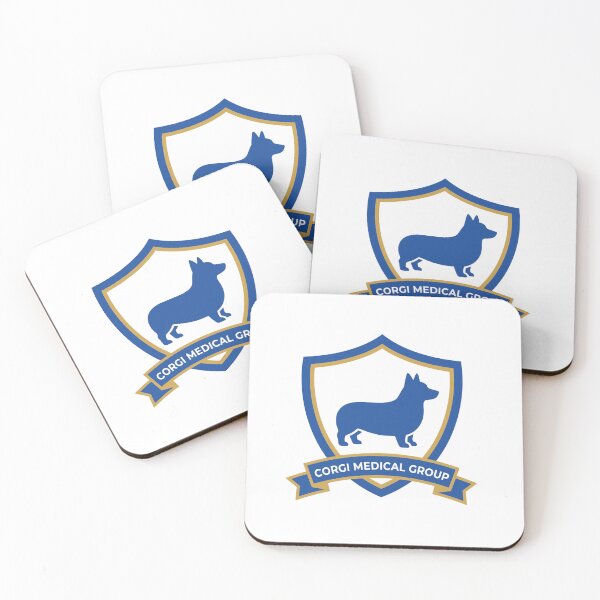 Item preview, Corgi Shield of Care | Professional Nursing Badge Art designed and sold by Corgi & co Shop.