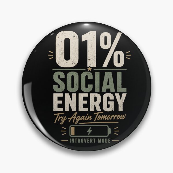 Item preview, 01 Social Energy Introvert Mode Design designed and sold by Kupeliemre.