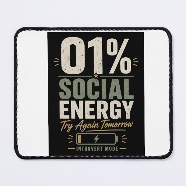 Item preview, 01 Social Energy Introvert Mode Design designed and sold by Kupeliemre.