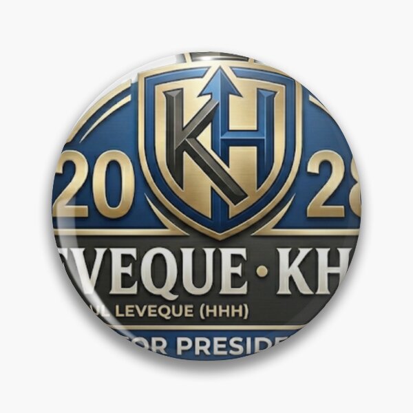 Item preview, Leveque-Khan 2028: The Game Has Changed Presidential Campaign Crest designed and sold by The Irish Whip.