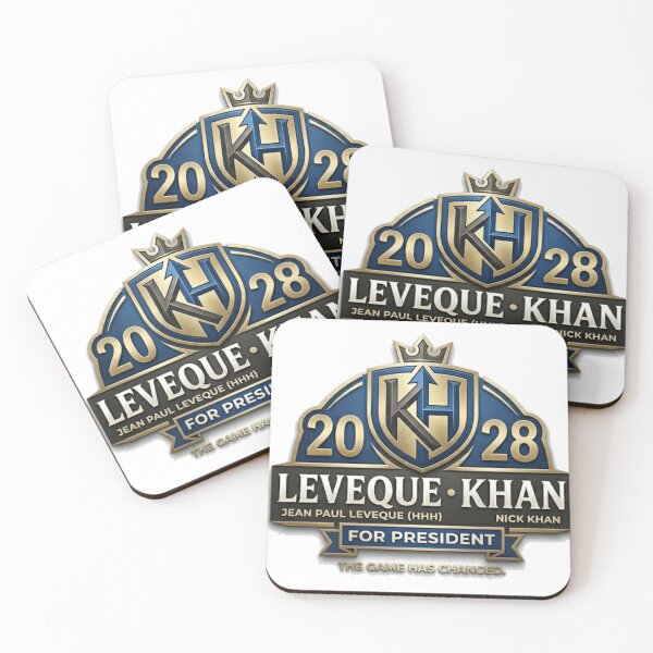 Item preview, Leveque-Khan 2028: The Game Has Changed Presidential Campaign Crest designed and sold by The Irish Whip.