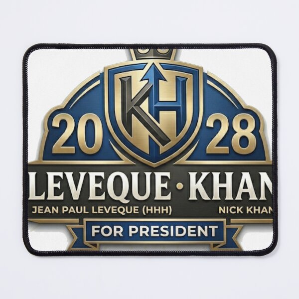 Item preview, Leveque-Khan 2028: The Game Has Changed Presidential Campaign Crest designed and sold by The Irish Whip.