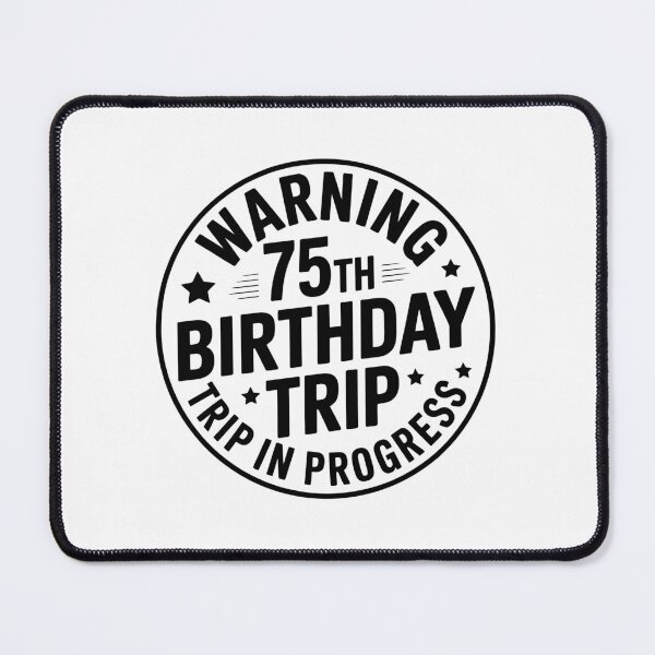 Item preview, Warning: 75th Birthday Sign designed and sold by jkrphoto.