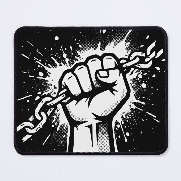 Item preview, Rebel Breaking Chains Punk Rock Distressed Fist Graphic Design designed and sold by 89BLACK.