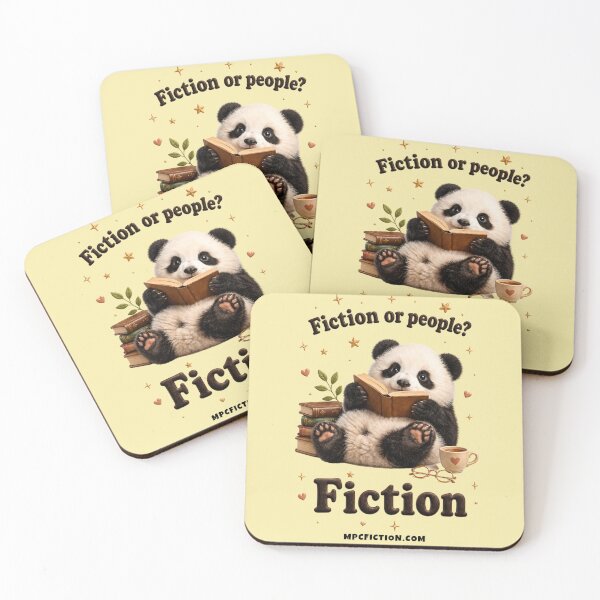 Item preview, Fiction or People? Fiction Bookish Gift for Book Lovers and Fiction Fans designed and sold by MPCFICTION.