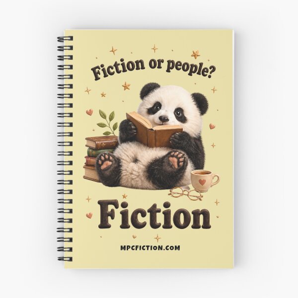 Item preview, Fiction or People? Fiction Bookish Gift for Book Lovers and Fiction Fans designed and sold by MPCFICTION.